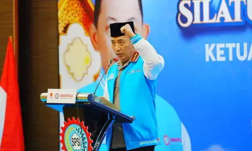 Kapolri ajak buruh bersatu wujudkan Indonesia Emas 2045 Kapolri ajak buruh bersatu wujudkan Indonesia Emas 2045