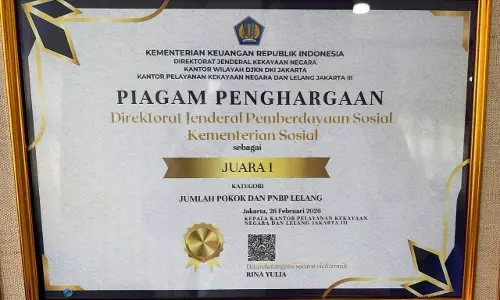 Kemensos raih penghargaan pengelolaan kekayaan negara dari KPKNL Jakarta III