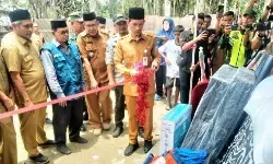 Korban bencana di Aceh Barat mulai tempati huntara