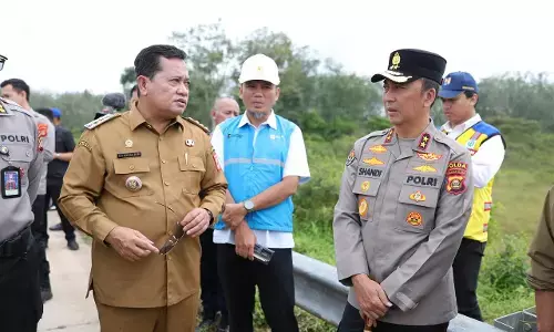 Jelang Operasi Ketupat 2026, Kapolda Sumsel cek kesiapan tol Kapal Betung