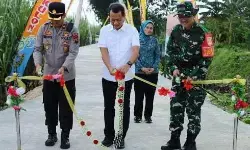 Percepat pembangunan desa, TMMD Kodim 0722 Kudus betonisasi jalan