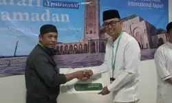 PT AP Indonesia KC Bandar Udara Internasional Syamsudin Noor salurkan bantuan TJSL