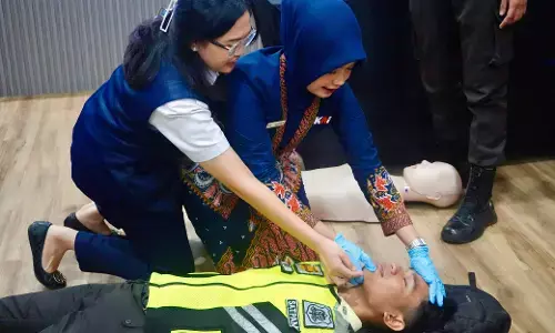 KAI Divre II Sumbar gelar penyuluhan manajemen kelelahan dan pelatihan P3K bagi pekerja