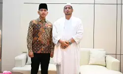 Wapres Gibran silaturahmi ke Habib Ali Alhabsyi, menyapa warga Kwitang