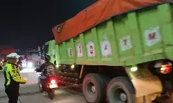 Dishub Tangerang Banten hentikan sementara aktivitas truk tambang