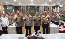 Gelar Latpraops Ketupat Candi 2026, Polres Brebes fokus program Valet Ride dan mudik