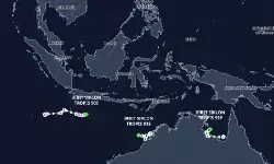 Sejumlah wilayah RI berpotensi hujan lebat akibat eks-siklon