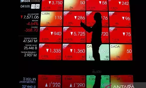 IHSG Jumat dibuka melemah 23,30 poin