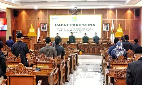 Rapat Paripurna, Wakil Bupati Magelang sampaikan LKPJ Tahun Anggran 2025
