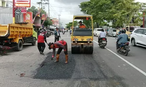 97 persen jalan di Semarang siap sambut arus mudik 97 persen jalan di Semarang siap sambut arus mudik