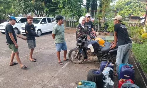 Polsek Pontianak amankan lima pelaku penyalahgunaan BBM subsidi