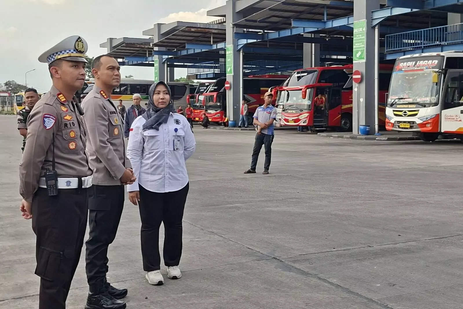 Kapolresta Malang Kota cek kesiapan Terminal Arjosari jelang Idul Fitri 1447 H Kapolresta Malang Kota cek kesiapan Terminal Arjosari jelang Idul Fitri 1447 H
