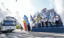 Pertamina berangkatkan ojol mudik gratis ke berbagai kota di Jawa Pertamina berangkatkan ojol mudik gratis ke berbagai kota di Jawa