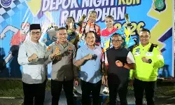 Wakil Wali Kota Depok buka ajang Depok Night Run Ramadhan 2026 di Balai Kota Depok