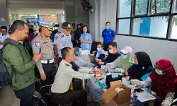 Operasi Ketupat Jaya 2026, Dokkes Polres Metro Depok lakukan pemeriksaan kesehatan pengemudi