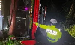 Bus PO anugerah terjun ke jurang di Lahat, evakuasi penumpang setelah laporan warga Bus PO anugerah terjun ke jurang di Lahat, evakuasi penumpang setelah laporan warga