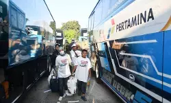 Pertamina berangkatkan 5 ribu pemudik dukung program hemat energi Pertamina berangkatkan 5 ribu pemudik dukung program hemat energi