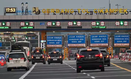 Penerapan diskon tarif tol kurangi volume kendaraan saat puncak mudik