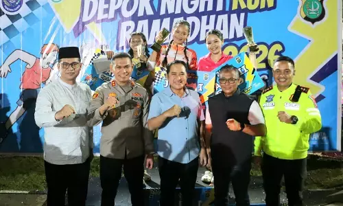 Wakil Wali Kota Depok buka ajang Depok Night Run Ramadhan 2026 di Balai Kota Depok