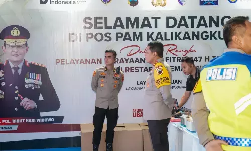 Kapolda Jateng tinjau posko mudik, tekankan pelayanan maksimal Kapolda Jateng tinjau posko mudik, tekankan pelayanan maksimal