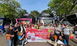 350 warga Semarang diberangkatkan mudik gratis
