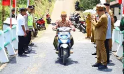 Bupati Kudus resmikan Jembatan Lundrak Menawan dan Jembatan Merah Putih Pedawang