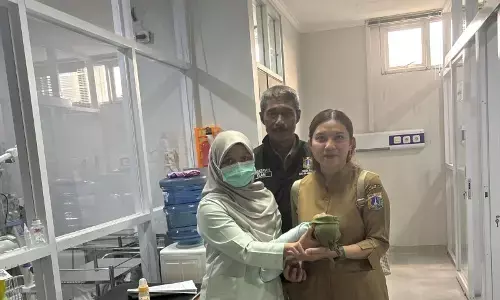 Bayi terlantar di Kebayoran Baru diserahkan ke PSAA Balita