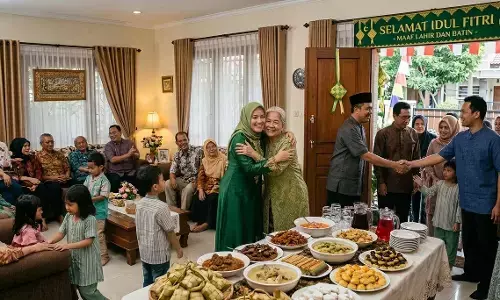 Makna tradisi open house saat Lebaran di Indonesia