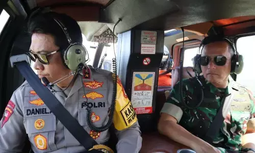 TNI-Polri-Basarnas gunakan heli pantau mudik di Pelabuhan Gilimanuk