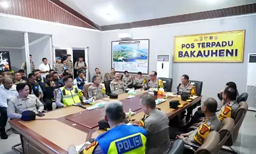 Pantau lewat udara, Wakapolri pastikan Merak-Bakauheni terkendali