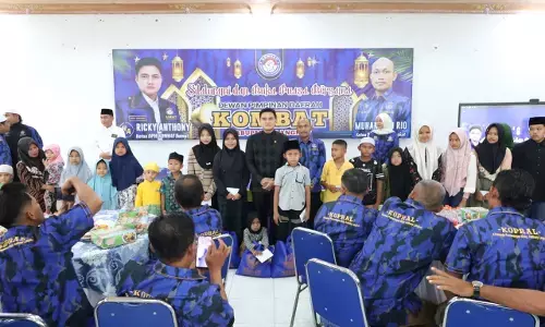 DPD KOMBAT Langkat buka puasa bersama dan santuni yatim piatu