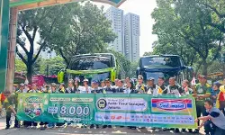 Mudik bareng Indomaret 2026 berangkatkan 8.000 pemudik