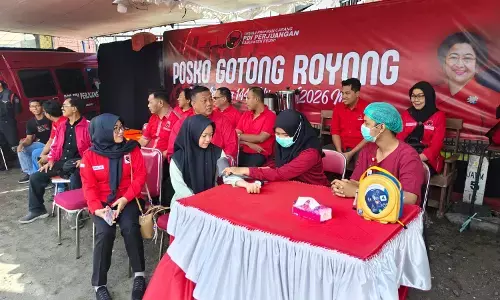 Layani pemudik, DPC PDIP Kabupaten Kediri dirikan Posko Mudik Gotong Royong 2026