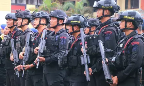 Polda Bali sokong pengamanan malam pengerupukan di Denpasar