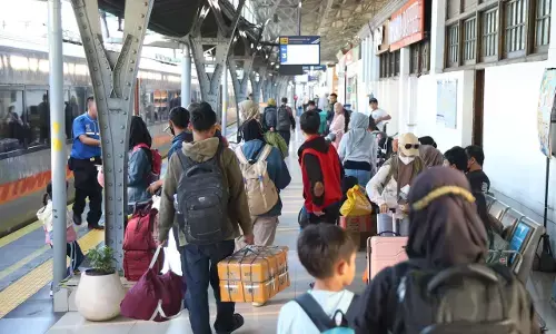 Okupansi KA jarak jauh 70%, periode 11–20 Maret nyaris penuh