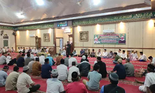 Masjid Nur Rohman Lahat layani pemudik dengan fasilitas lengkap