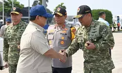 Presiden Prabowo tiba di Sumut untuk malam takbiran bersama warga