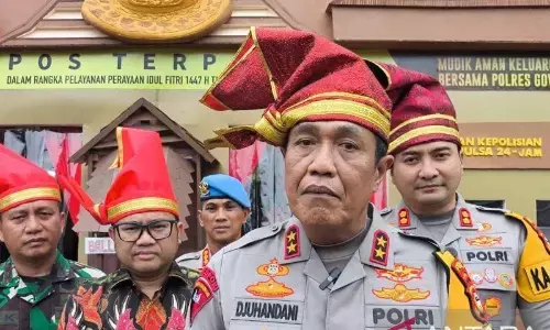 Polres Gowa dirikan posko mudik bernuansa adat
