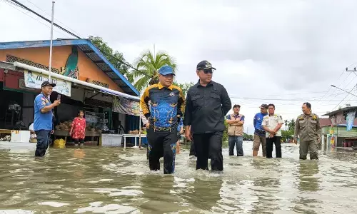 Banjir di sejumlah kecamatan Kabupaten Malinau mulai surut