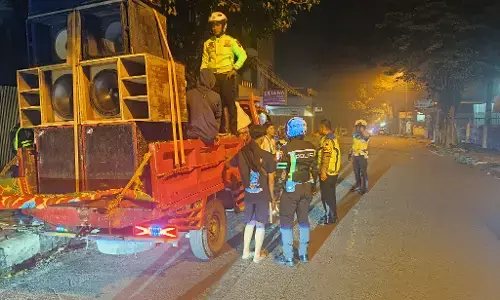 Polres Salatiga tertibkan sound horek pada malam takbiran