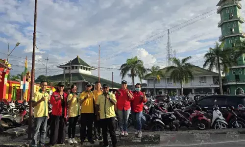 Pemuda Katolik Bangka Barat bantu pengamanan Shalat Idulfitri