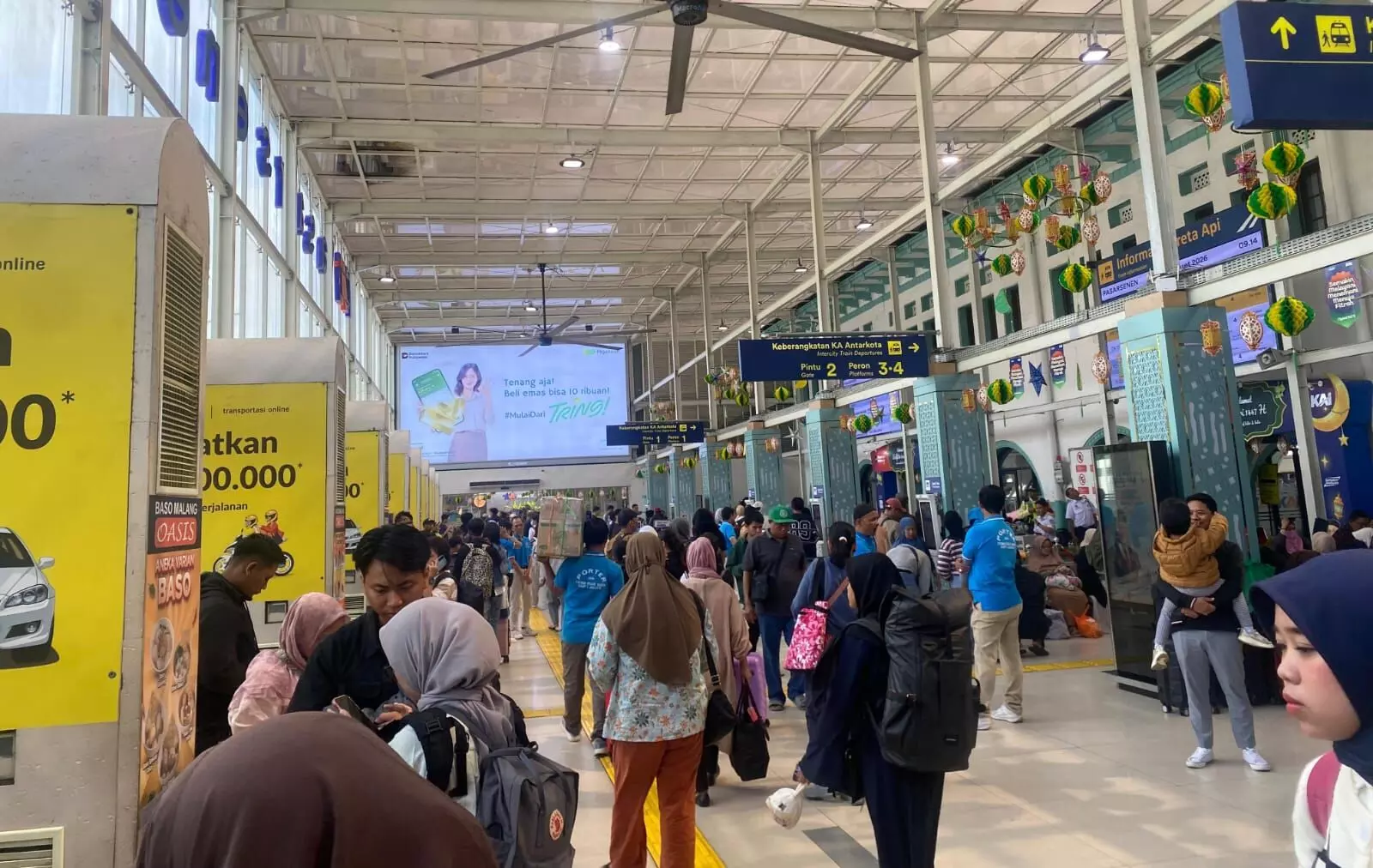 KAI: Puncak arus balik 24 Maret, kedatangan 50 ribu per hari KAI: Puncak arus balik 24 Maret, kedatangan 50 ribu per hari