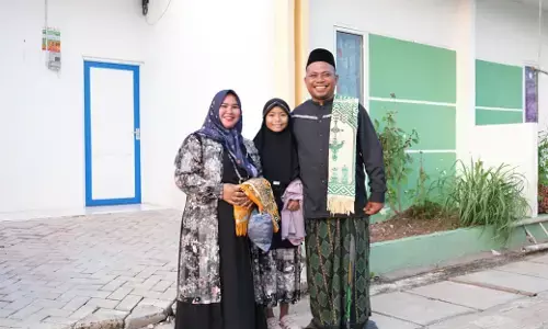 Lebaran perdana warga Kampung Nelayan Sejahtera tanpa cemas