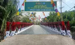 TNI selesaikan jembatan di Labuhanbatu tingkatkan aktivitas masyarakat TNI selesaikan jembatan di Labuhanbatu tingkatkan aktivitas masyarakat