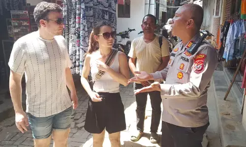 Ops Ketupat, Polsek dan Pos PAM Bahorok intensifkan patroli di Bukit Lawang