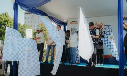 BPKH lepas 675 peserta balik kerja bareng 2026 di Yogyakarta: Peminat membeludak hingga 400 persen BPKH lepas 675 peserta balik kerja bareng 2026 di Yogyakarta: Peminat membeludak hingga 400 persen