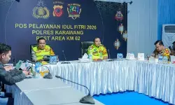Polres Karawang siagakan tim urai kemacetan mobile hadapi arus balik Polres Karawang siagakan tim urai kemacetan mobile hadapi arus balik