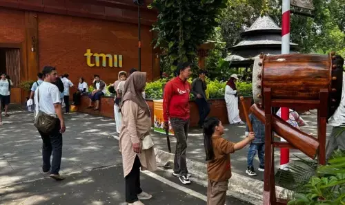 Pengunjung TMII hingga pukul 11.00 WIB capai 7.000 orang