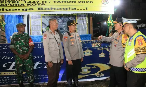 Operasi Ketupat 2026, Polri terima ratusan pengaduan masyarakat ke Posko Lebaran di wilayah Papua