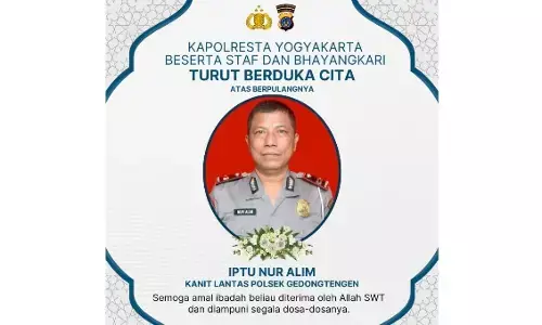 Polisi Jogya gugur saat amankan mudik dan libur lebaran tahun 2026 Polisi Jogya gugur saat amankan mudik dan libur lebaran tahun 2026